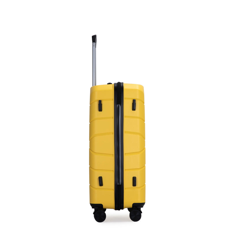 Hardshell Suitcase Spinner Wheels Lightweight Durable Suitcase With Tsa Lock, 3 Piece Set