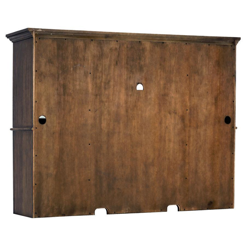 Hartshill - 2-Door Hutch With Shelves - Burnished Oak