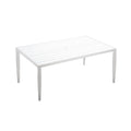 Outdoor Patio Dining Table With Tapered Feet & Umbrella Hole