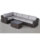 Stylish Sofa Seating Group With Cushions Perfect For Outdoor Gatherings
