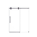 Frameless Single Sliding Shower Door With Clear Tempered Glass