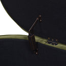 Chloe - Modern Glam Storage Bench - Olive Green