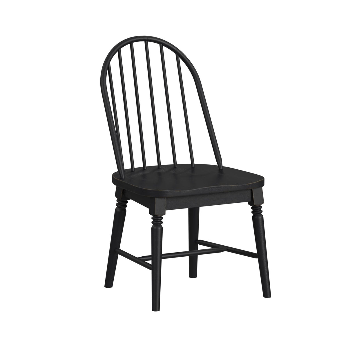 Heritage Standard Height Dining Set in Black by Elements International, view 15