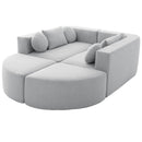 Boneless - Couch Modular Sectional Sofa With Deep Seating And Curved Design