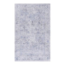Maval - 2' X 3' Washable Area Rug - Blue / Cream