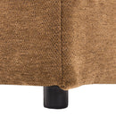 Modern Modular U-Shaped Sofa Bed With Movable Ottoman, USB Ports, Phone Holder