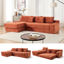 Modern L - Shaped Sectional Couch With Memory Foam