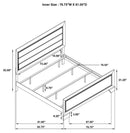 Kauffman - Wood Panel Bed
