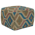 Johanna - Handcrafted Square Pouf