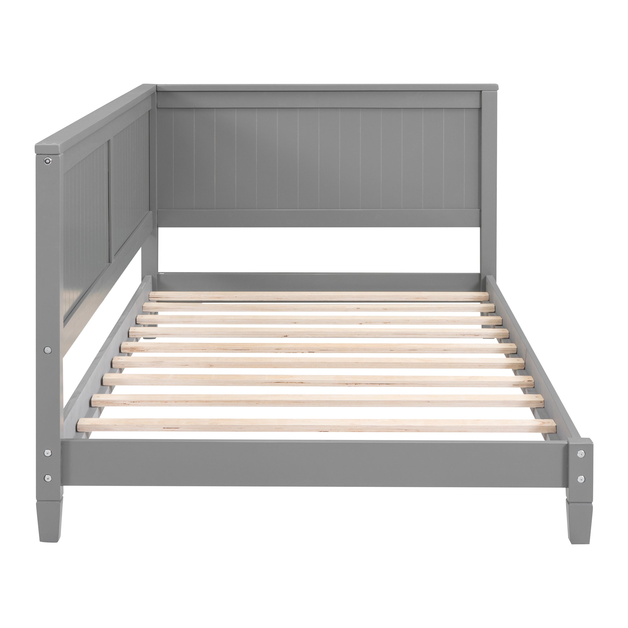 Twin Size Wood Daybed/Sofa Bed, Gray - Atlantic Fine Furniture Melbourne FL
