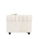 3 In 1 Convertible Sleeper Sofa Bed With Movable Ottoman