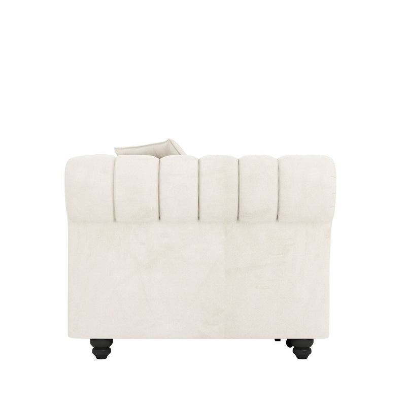 3 In 1 Pull Out Sofa Bed With Movable Ottoman