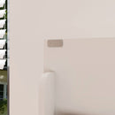 Farmhouse Style Pantry Cabinet With Drawer 2 Cabinets & 6 Door Shelves Adjustable Shelves Freestanding Cupboard - White