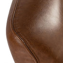 Upholstered Push Recliner Chair With Rubber Wood Legs For Living Room