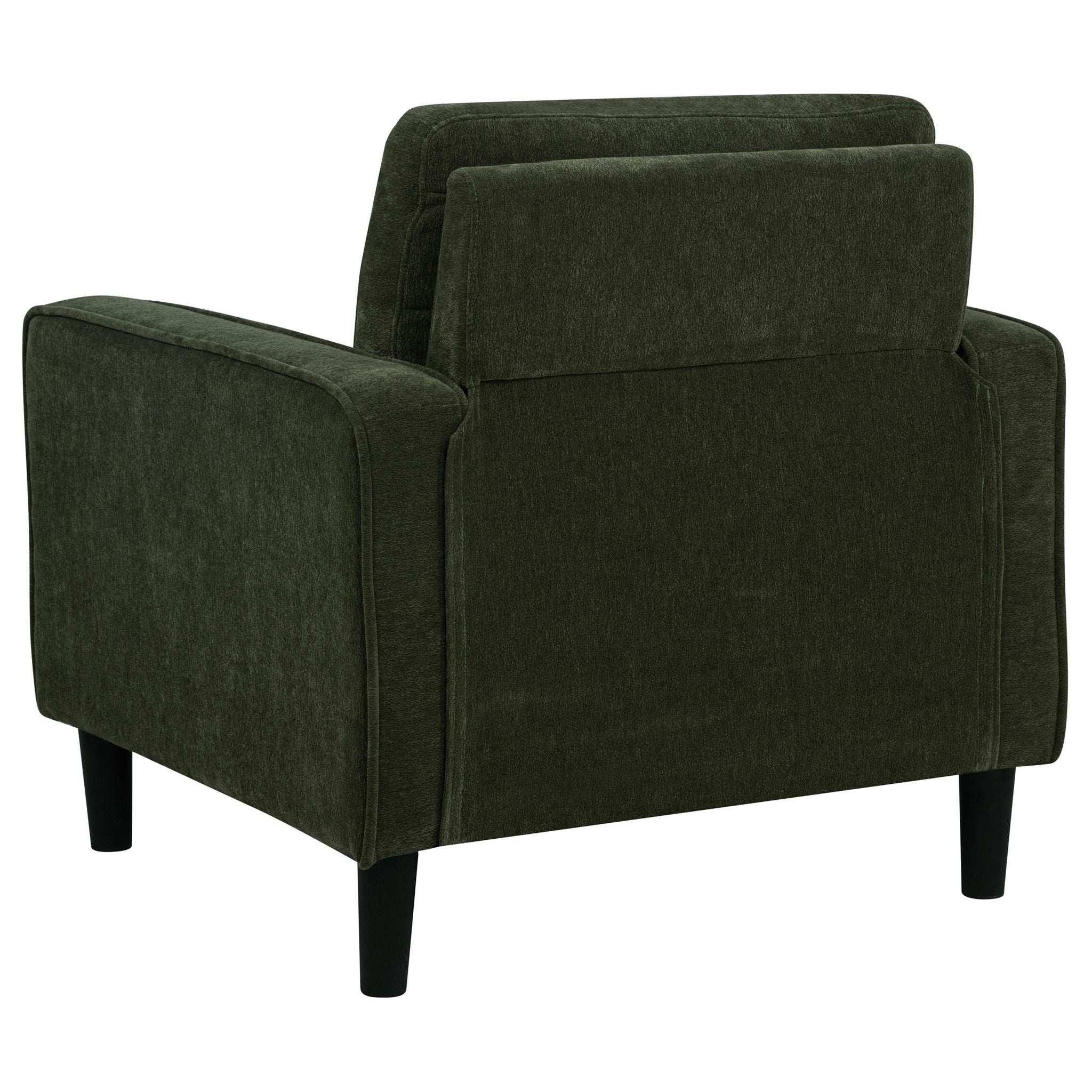 Ruth Fabric Upholstered Track Arm Accent Chair Matcha Green - Atlantic Fine Furniture Melbourne FL