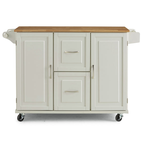 Blanche - Kitchen Cart - Solid Wood Top