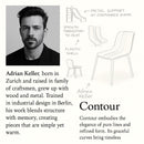 4 Piece Set Of Modern Striped Single Chairs With Folding Square Table