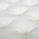 Luciana - Tufted Cocktail Ottoman With Skirt - Antique White