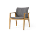 Tranquilize - Outdoor Wooden Club Chair With Woven Wicker Seat And Back (Set of 2) - Light Brown