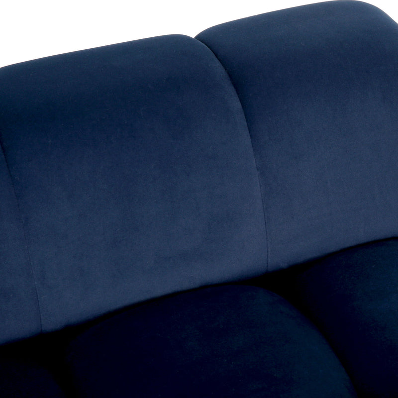 Sectional Modular Sofa, Armless - Dark Blue