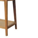 Woven End Table - Brown