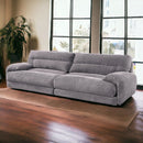 Cadenza - Corduroy Loveseat - Gray