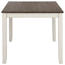 Fortress - 7 Piece Rectangular Dining Set - Vintage Vanilla