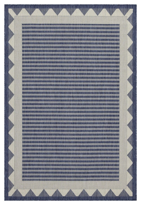 Sunshine - 5'3" X 7'3" Indoor, Outdoor Area Rug - Blue