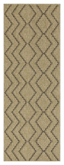 Earth - Indoor / Outdoor Polypropylene Area Rug - Jute / Black