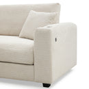 Oversized Sectional L Shaped Cloud Couch With USB Charging Port Cup Holder Deep And Wide Seat Sofa With Chaise Comfy