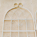 Metal Garden Rustproof Trellis For Climbing Plants Outdoor Flower Support