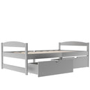 Platform Bed With 2 Drawers