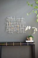 Iron Wall Decor - White / Gold