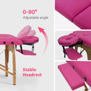 Massage Table Portable Bed With Carrying Case, Height Adjustable