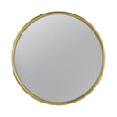 Round Mirror, Circle Mirror With Iron Frame For Living Room Bedroom Vanity Entryway Hallway