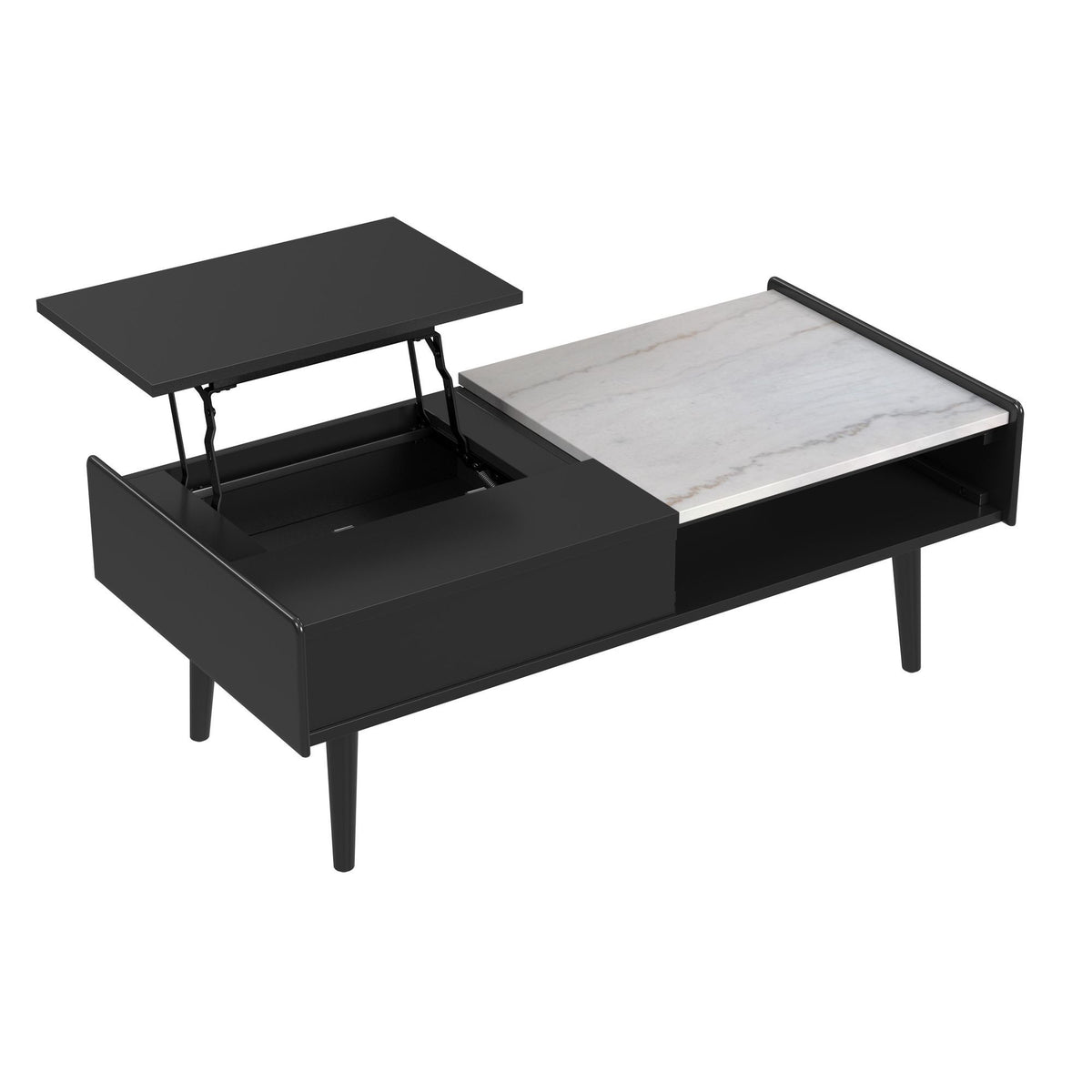 Lanette Occasional Table in Black by Elements International, view 6