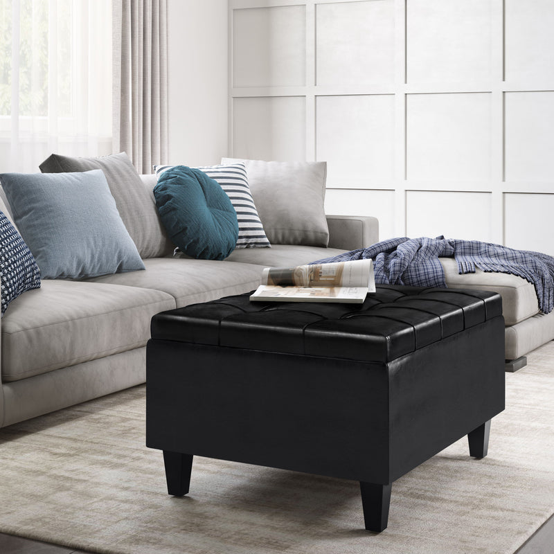 Harrison - Upholstered Coffee Table Storage Ottoman