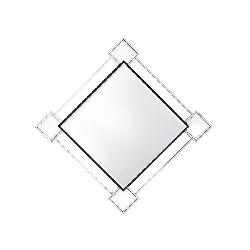 Asbury - Wall Mirror - Mirrored & Chrome