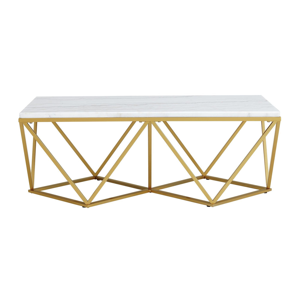 Riko Occasional Table Set in Gold by Elements International, view 3