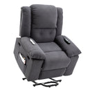 Massage Recliner Power Lift Chair With Adjustable Massage And Heating Function