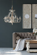 Large Wooden Wall Art Panels With Distressed Round Mirror Accents (Set of 2) - White