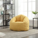 Bedding Bean Bag Sofa Chair High Pressure Foam With Footrest