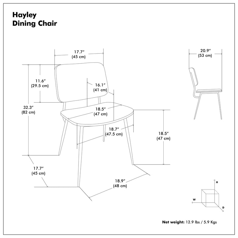 Hayley - Ergonomic Dining Chair (Set of 2)