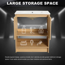 Modern Bathroom Vanity With Ceramic Sink, Freestanding Cabinet, Soft Closing Doors