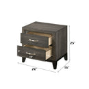 Valdemar - Nightstand - Weathered Gray - Atlantic Fine Furniture Inc