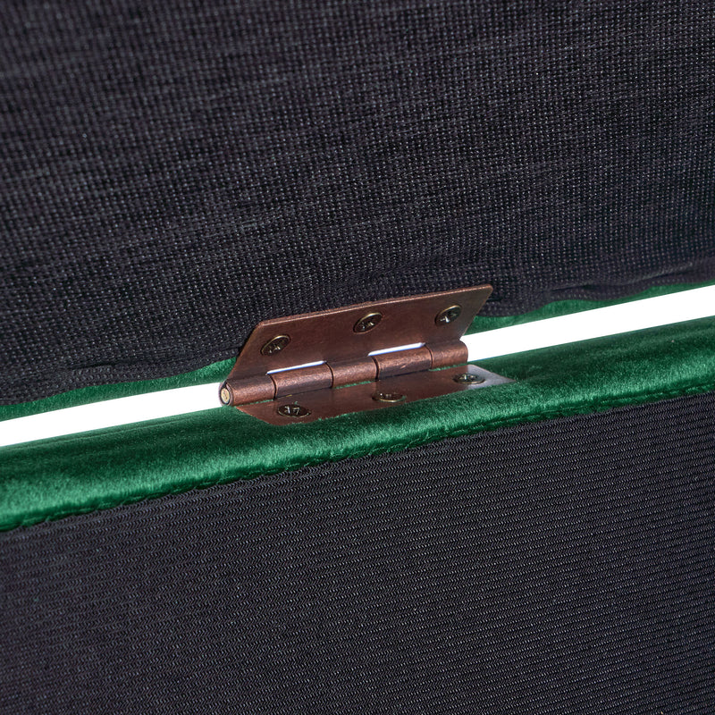 Luxurious Velvet Multifunctional Storage Ottoman Bench With Pillow