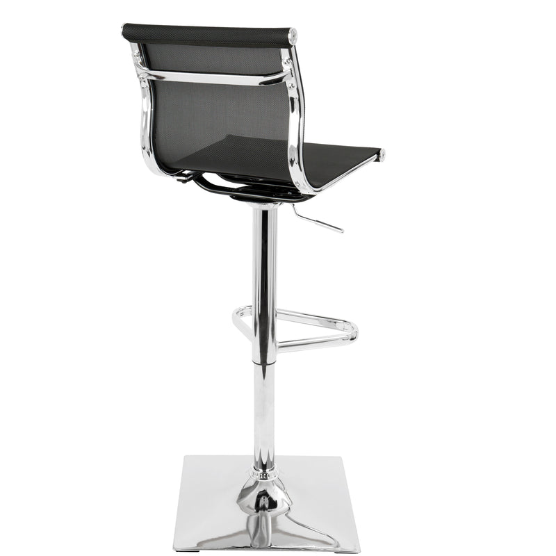 Mirage - Contemporary Adjustable Barstool With Swivel