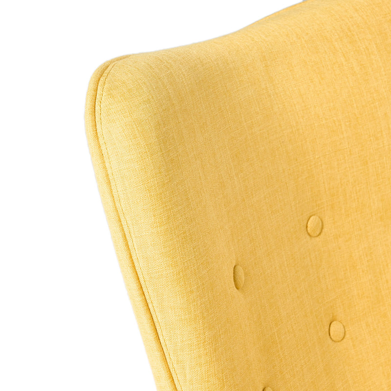 Mid Century Modern Arm Chairs For Living Room - Yellow