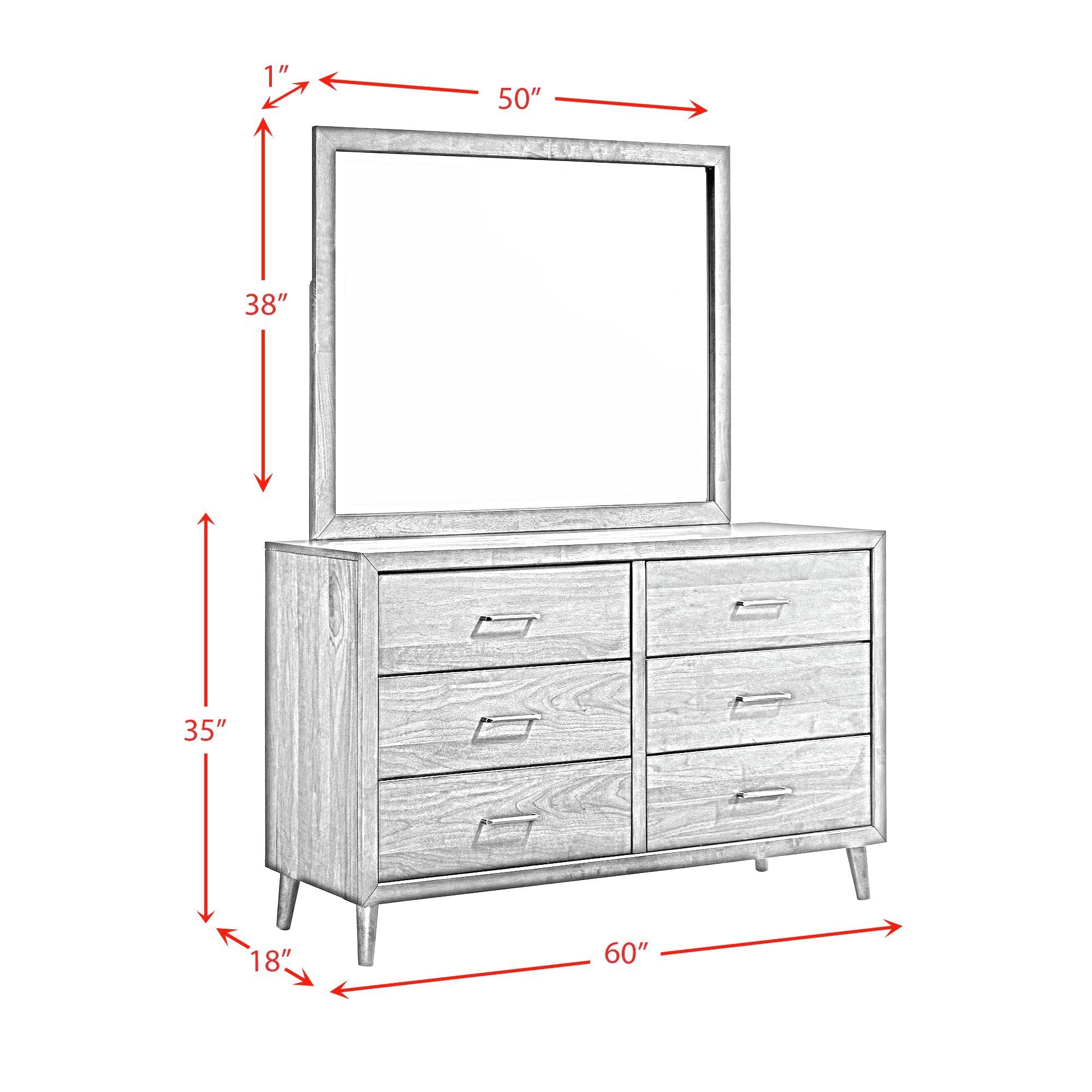 Malibu - 6-Drawer Dresser