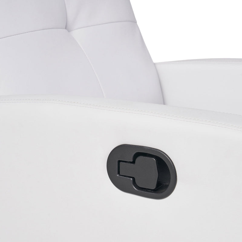 Contemporary Recliner Chair With Push Back Function